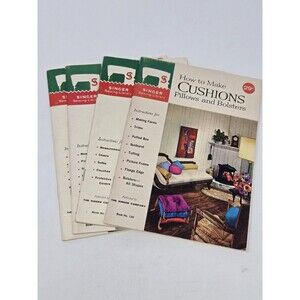 VINTAGE SINGER SEWING LIBRARY PAMPHLETS BOOKLETS 1960S HOME DECOR